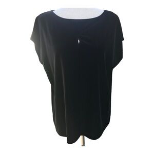 Chico’s Velvet Blouse Cap Sleeves